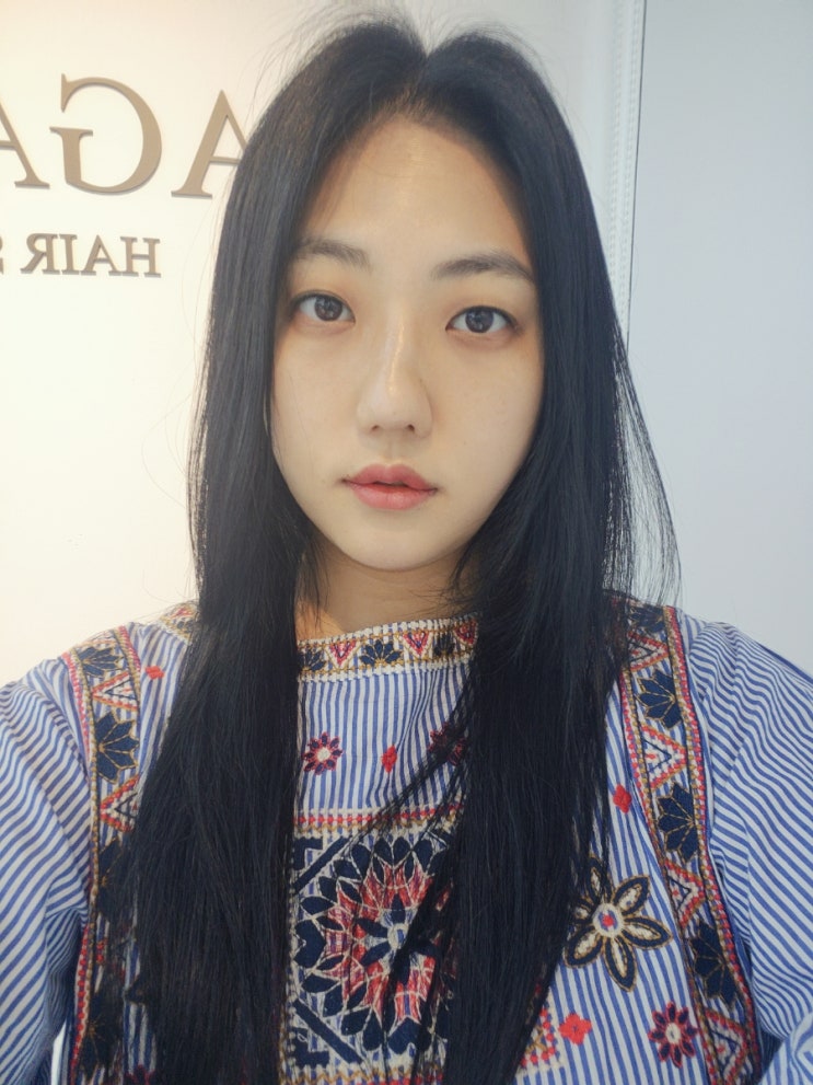  동탄역 미용실 아가나헤어 톤다운 염색 성공적~!
