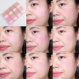 홀리카홀리카 틴티드 밀크크림 블러셔 전색상 발색(봄웜톤 추천 피치오브피치/베러댄핑크)