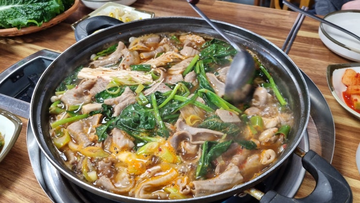  여수 덕양 곱창거리 곱창전골 맛집 환영식당