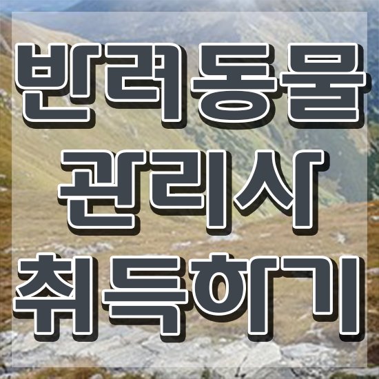  대구반려동물장례 , 반려동물관리사 자격증 1달 만에 합격한 팁 확인