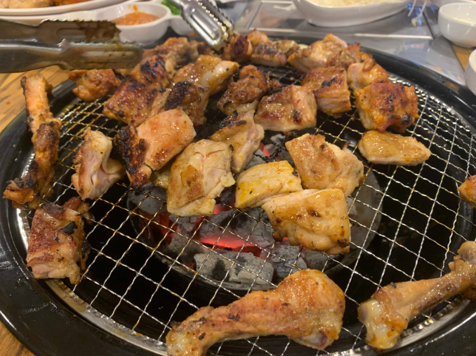  서울시 동대문구 답십리 진미숯불닭갈비(숯불닭갈비, 계란찜, 우렁된장찌개, 물냉면)