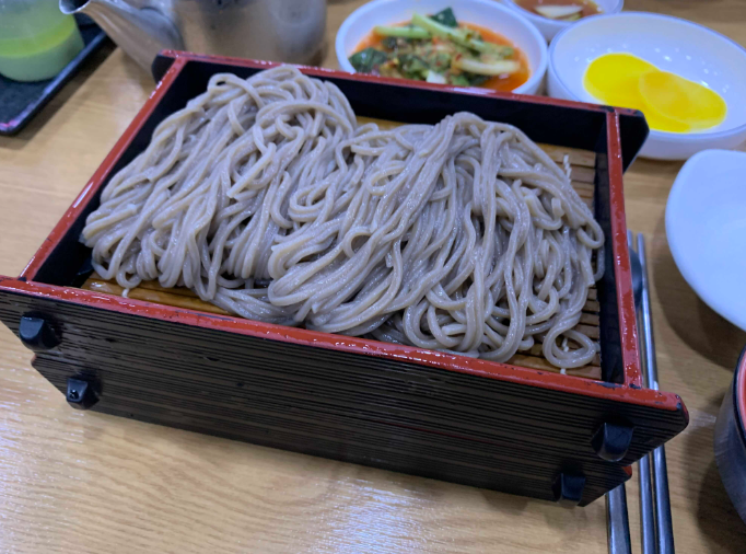  서울 광화문 미진(냉메밀, 비빔메밀, 메밀해물전)