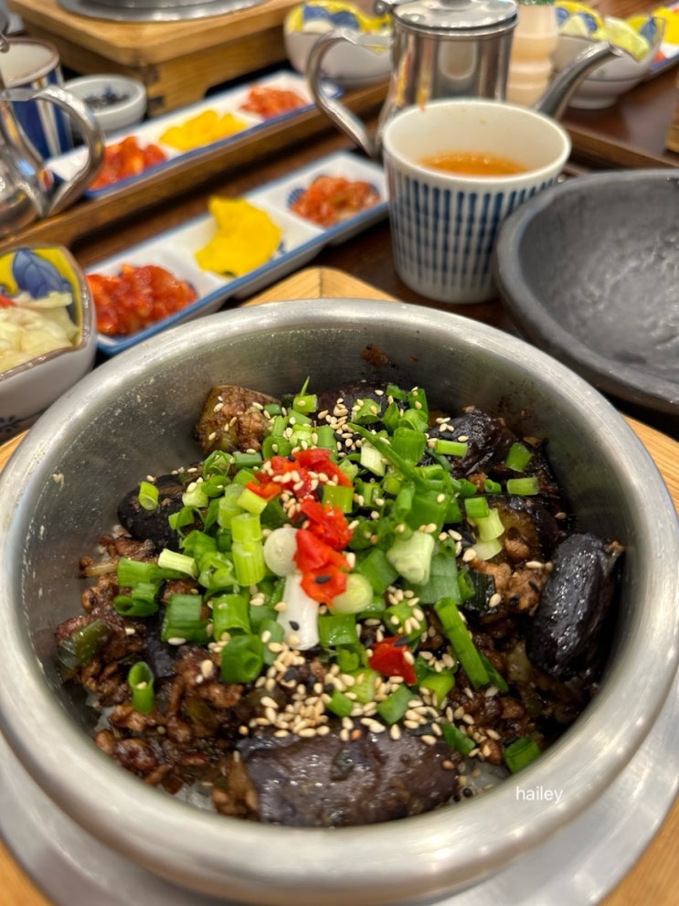  [보정동 맛집] 보정동 카페거리 맛집 한식집 ‘담솥’ 보정점 :가지솥밥, 연어솥밥, 스테이크솥밥
