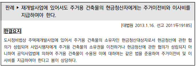  토지수용업무편람_이사비, 환매 등