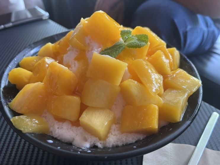  [야탑] 스트레스해소되는 맛, 우유 빙수 맛집_모조더라운지