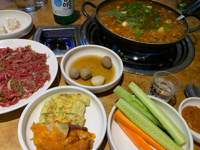  경북 경주 대부육회(한우짜그리찌개, 한우양념육회)