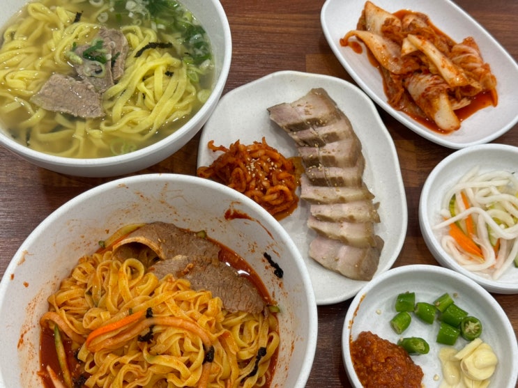  천안 칼국수 맛집 두정동 점심 자가제면 비빔칼국수 두정옥