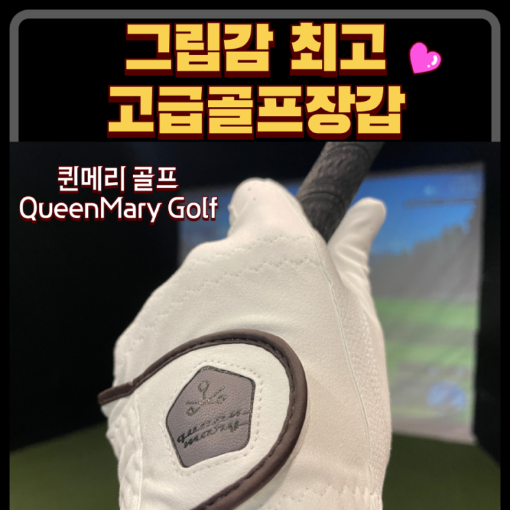  연습용골프장갑 그립감좋은 남성용 퀸메리 골프용품