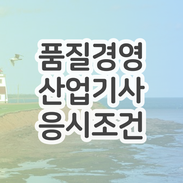  품질경영산업기사 독학 품질경영산업기사 시험자격 온라인 수업으로 반 년만에 성공한 전략