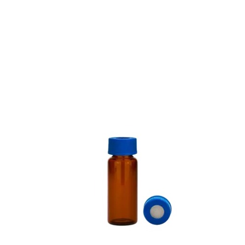  [유리초자] 7.5 ml 엠버 셉텀 샘플 바이알 & 스크류 캡 7.5 ml Amber Septum Vial & Screw cap