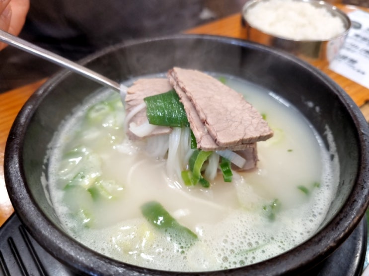  진한 국물의 설렁탕 인천 세종병원 맛집 계양 감미옥