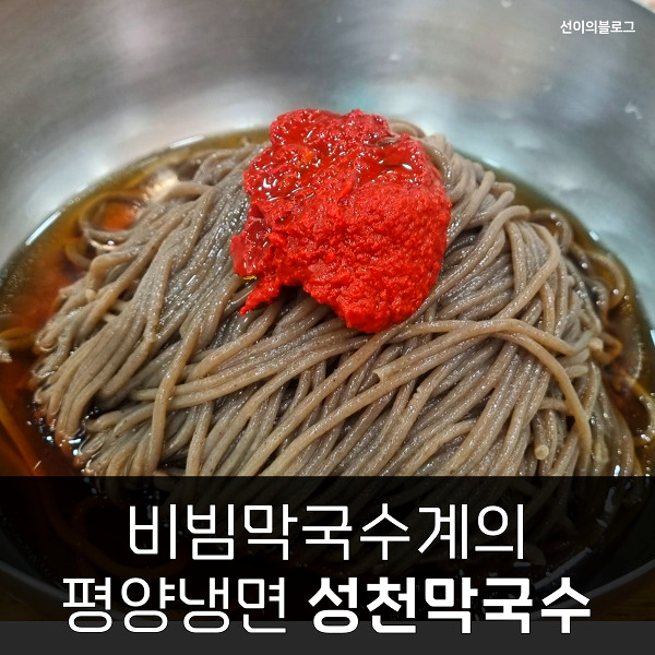  답십리국수맛집 비빔막국수의 평양냉면 성천막국수 짭짤한 제까지 여름철 별미