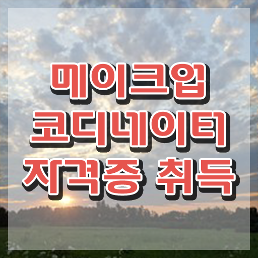  메이크업강습 , 메이크업코디네이터 자격증 2주 만에 준비한 과정 , 구직정보