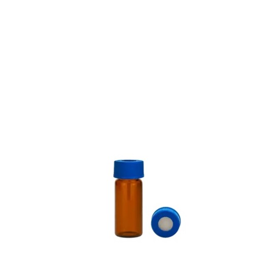  [유리초자] 5 ml 엠버 셉텀 샘플 바이알 & 스크류 캡 5 ml Amber Septum Vial & Screw cap