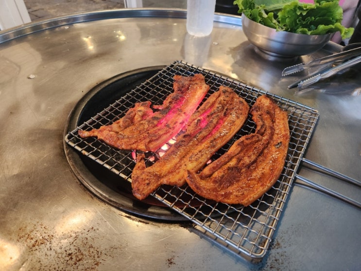  [식사/구미]원평동 원두막석쇠불고기 1호점 구미 맛집, 연탄구이, 분위기 좋은 삼겹살집, 된장찌개 맛집
