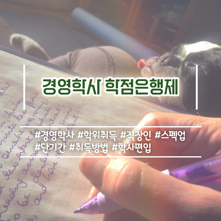  학은제 경영학 , 경영학사 인강만 듣고 준비하는 후기