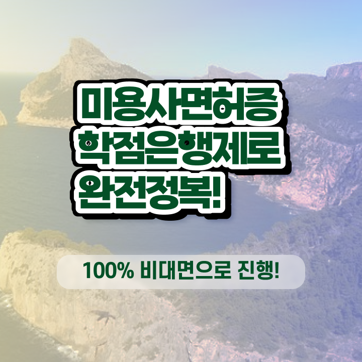  피부 미용사 면허증 , 간편하게 미용사면허증 갖추고 취업한 과정