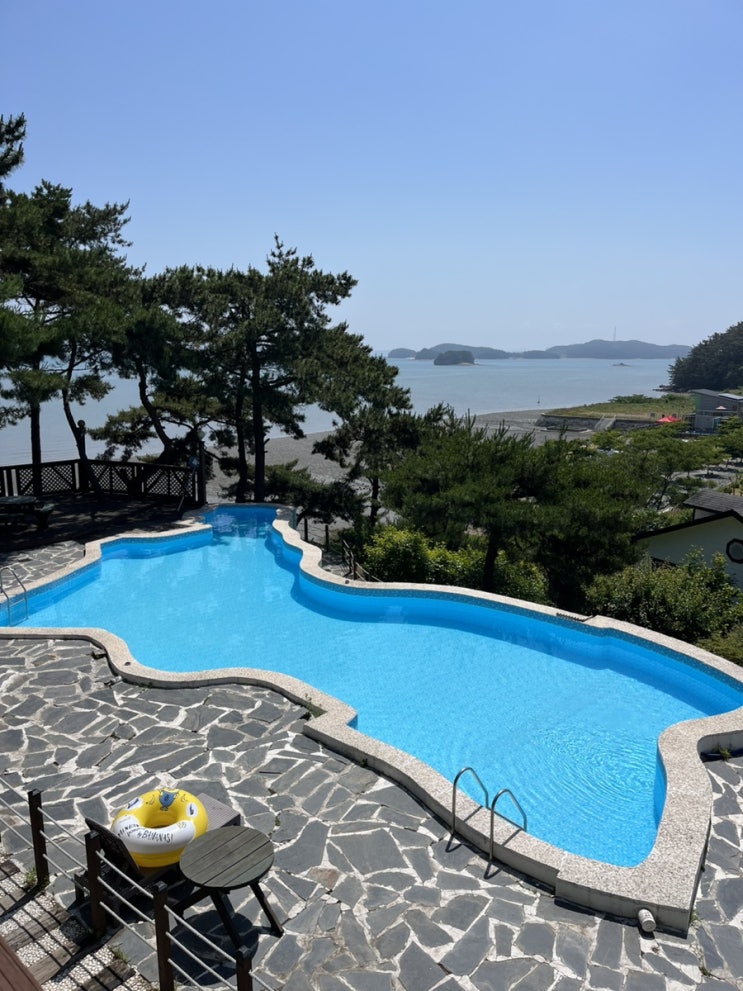  충남 태안 아이와 가기 좋은 수영장펜션 위드오션 
