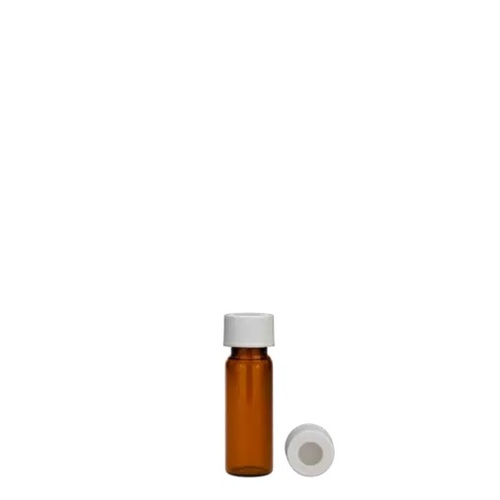  [유리초자] 4.0 ml 엠버 셉텀 샘플 바이알 & 스크류 캡 4.0 ml Amber Septum Vial & Screw cap