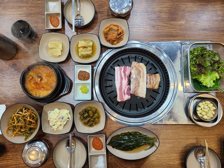  학익동 고기집 학산사거리 맛집 '상육작전'(feat 인천지방법원 맛집)