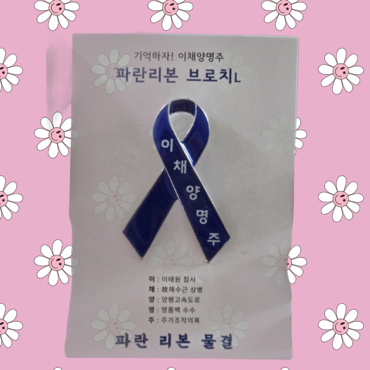  이채양명주 브로치 백운기정어리tv몰
