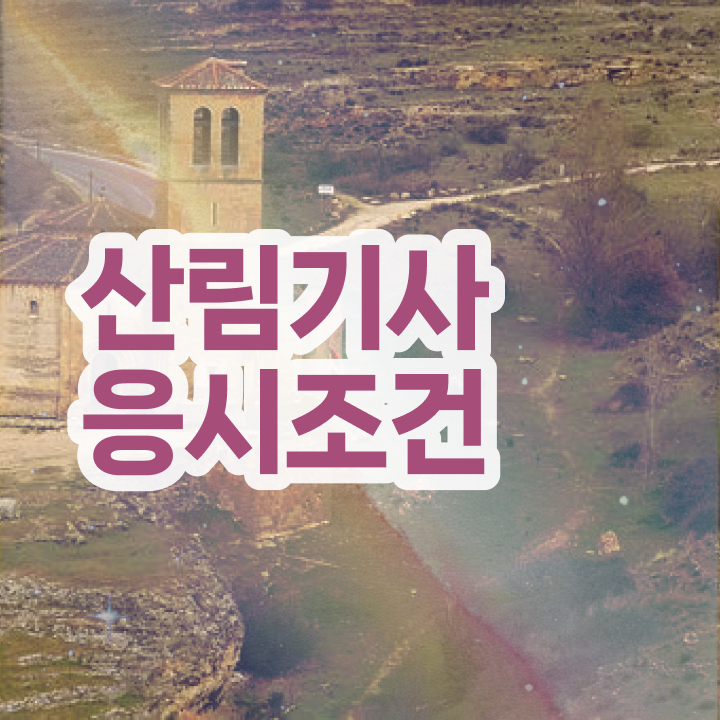  산림 기사교재 산림기사 시험자격 독학으로 간편하게 준비한 후기