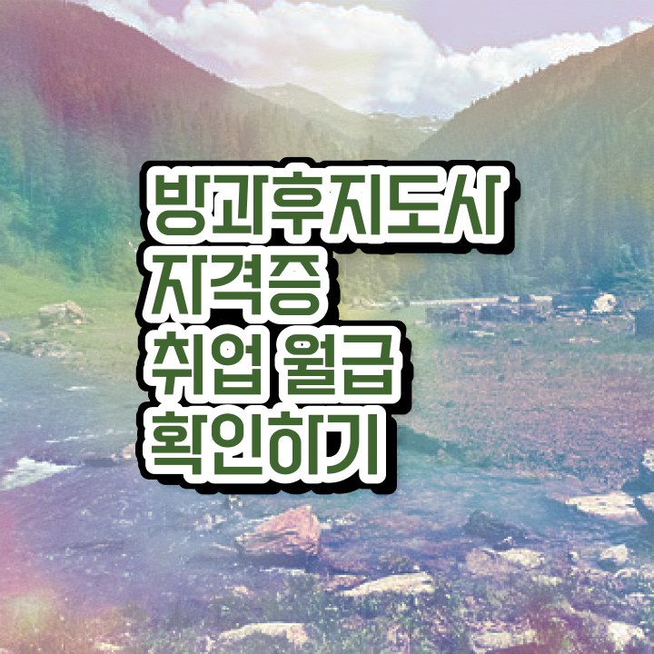  초등학교 방과후 교사 , 방과후지도사자격증 2주 만에 합격 전략 요점정리