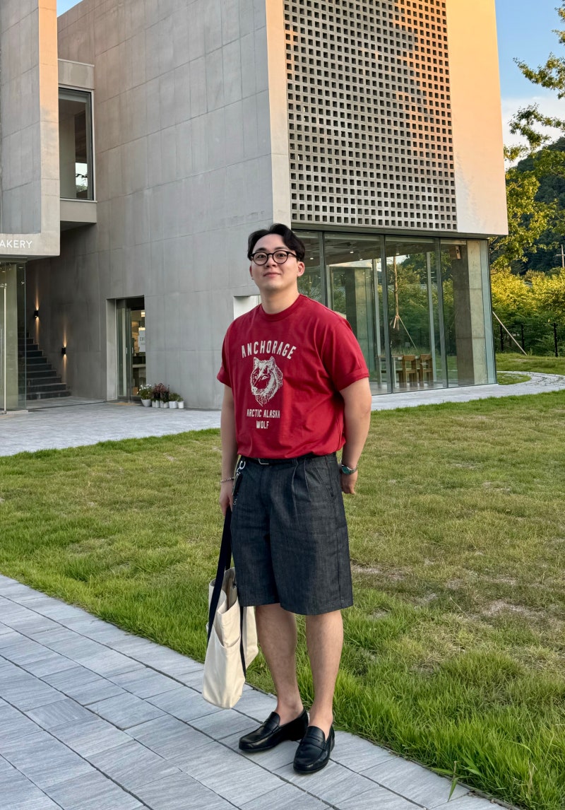 유니폼브릿지 앵커리지 그래픽 반팔티 데일리룩 후기!