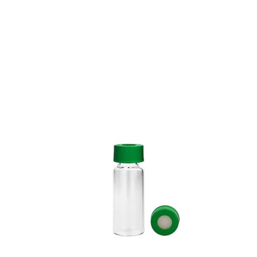  [유리초자] 7.5 ml 투명 셉텀 샘플 바이알 & 스크류 캡 7.5 ml Clear Septum Vial & Screw cap