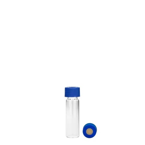  [유리초자] 5 ml 투명 셉텀 샘플 바이알 & 스크류 캡 5 ml Clear Septum Vial & Screw cap