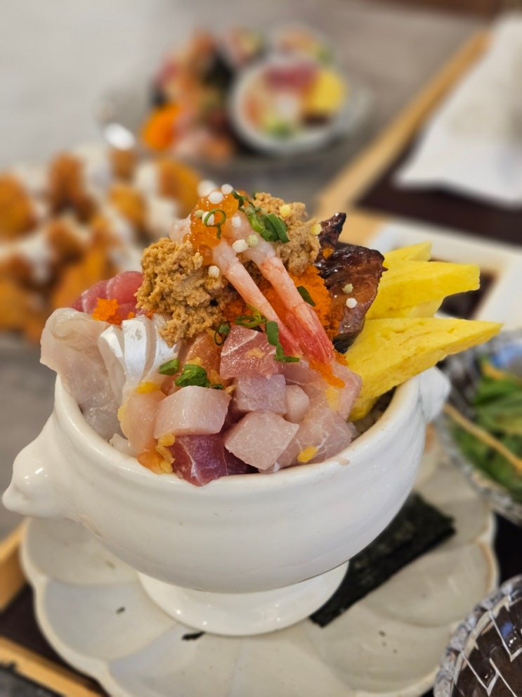  [서울/성동] 왕십리역 맛집! 바다를 담은 어디에서도 맛볼수 없는“ 스시도쿠카미동”