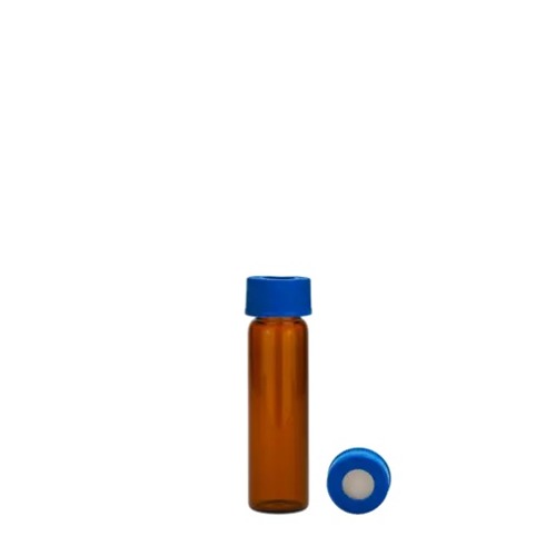  [유리초자] 7.5 ml 엠버 셉텀 샘플 바이알 & 스크류 캡 7.5 ml Amber Septum Vial & Screw cap