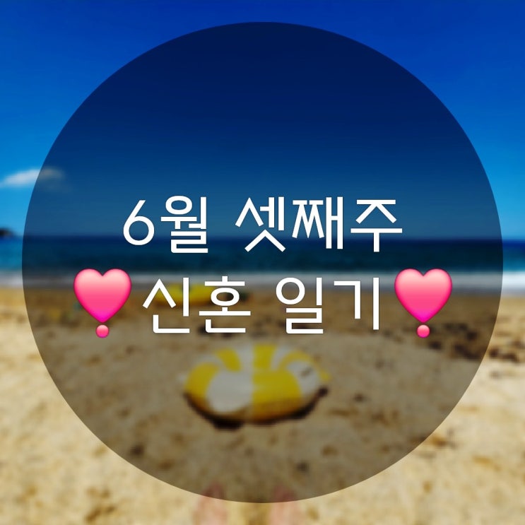  6월 셋째 주 시댁과 함께 보내는 신혼 일기(ft. 고성 청간정 콘도 해수욕장 )