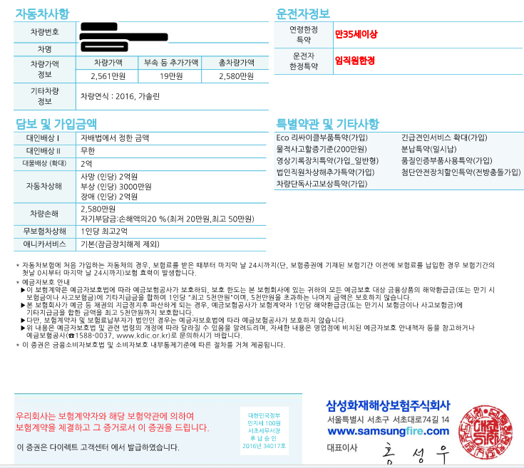  법인 자동차 보험 (주의사항 및 팁)