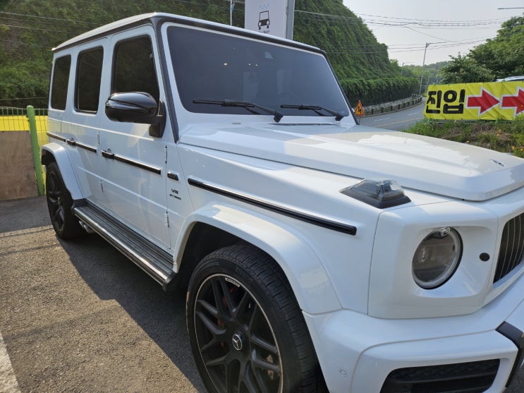  인천 계양구 장기동 세차장 -  여름 장마 오기 전에 벤츠 AMG 지바겐 유막제거