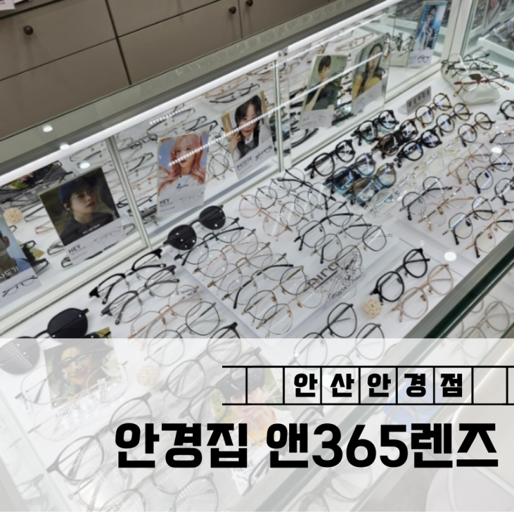  안산 안경점 가성비 좋은 안경테가 많은 안경집앤365렌즈