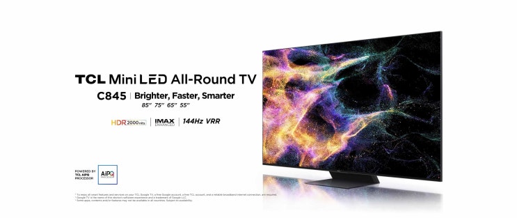 [쿠팡] TCL TCL 4K Mini LED 안드로이드11 스마트 TV 85인치 벽걸이형 200만원 (무료배송 무료설치)