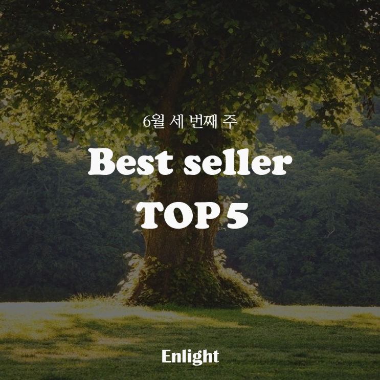 2024년 6월 3주차 온라인 서점 베스트셀러 Top 5 - 알라딘, 교보문고, 예스24 베스트셀러