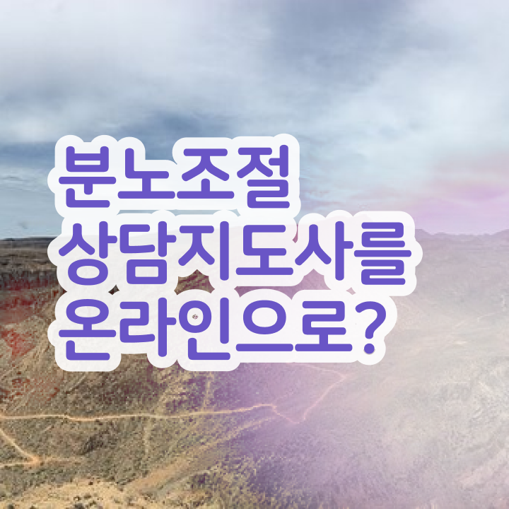  분노 조절장애원인 분노조절상담지도사 비용없이 온라인으로 취득 노하우