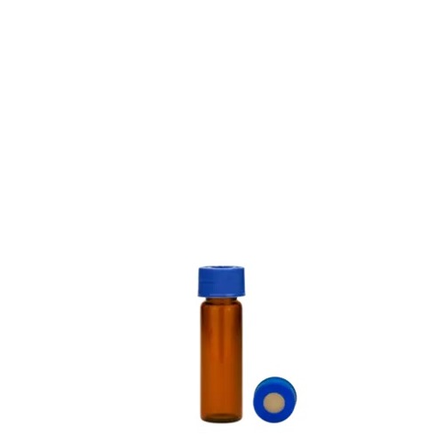  [유리초자] 5 ml 엠버 셉텀 샘플 바이알 & 스크류 캡 5 ml Amber Septum Vial & Screw cap