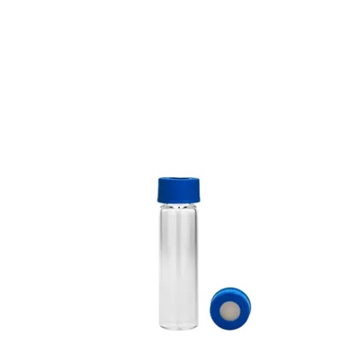  [유리초자] 7.5 ml 투명 셉텀 샘플 바이알 & 스크류 캡 7.5 ml Clear Septum Vial & Screw cap