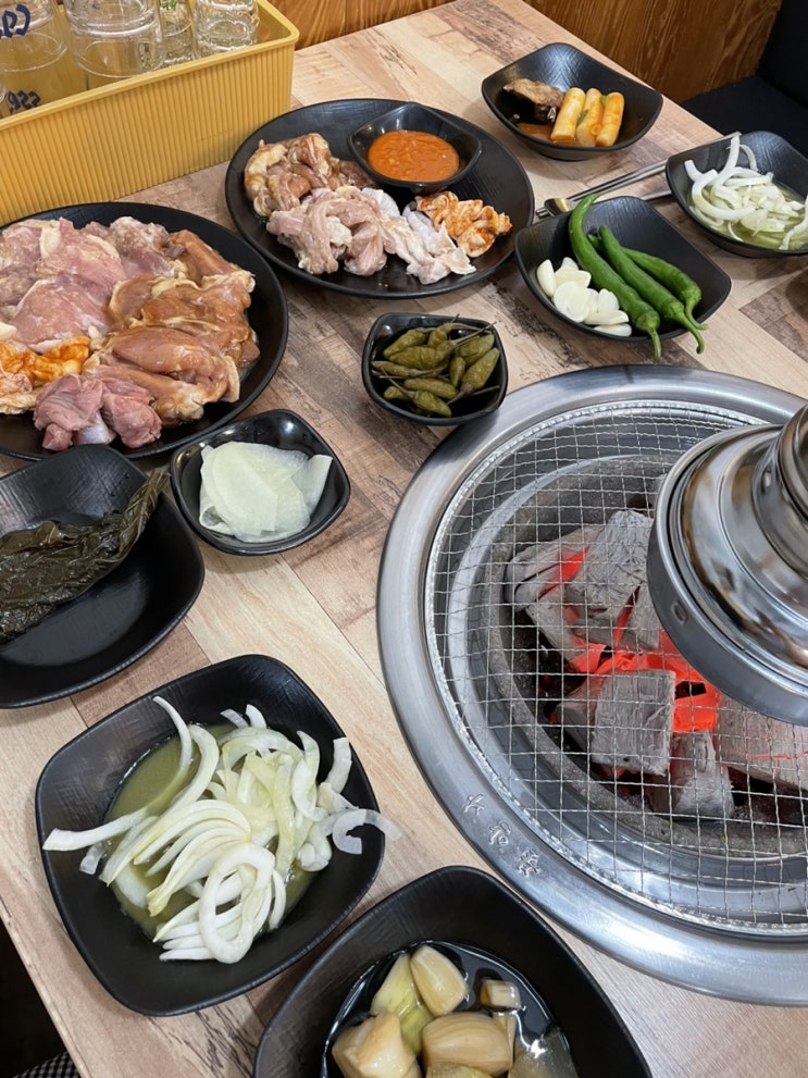  [여수 무선지구 맛집] 여수 무한숯불닭구이 성산공원 회식장소추천 가성비최고네