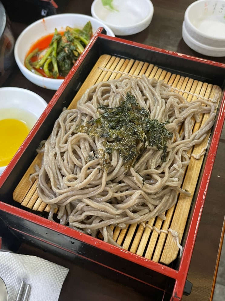  무교동 맛집 대가우동모밀, 모밀국수에 유부초밥!