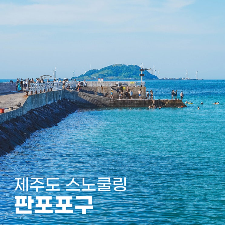  제주 물놀이 판포리 판포포구 스노클링 물때