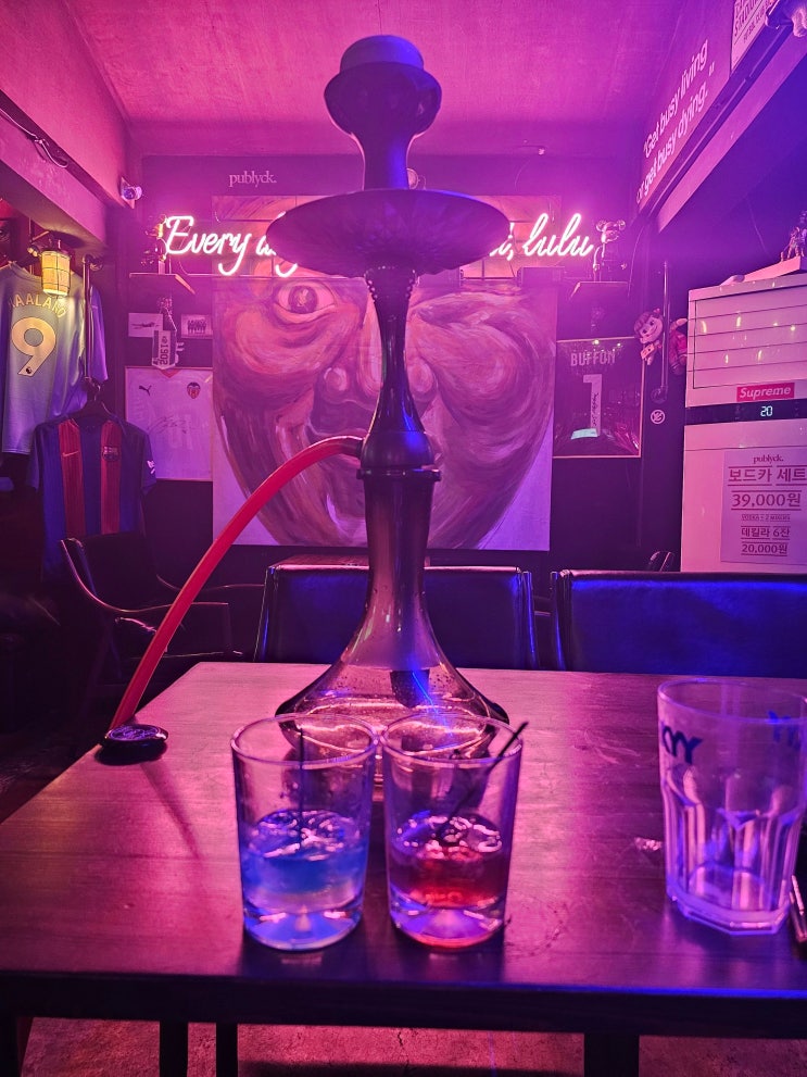  [서울/홍대] 후카부터 칵테일까지 완벽했던 홍대 퍼블릭후카바 후기(feat. 시샤초보를 위한 팁)