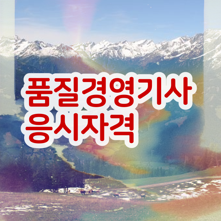 품질경영기사 관련학과 품질경영기사 시험자격 온라인으로 5달만에 성공한 팁