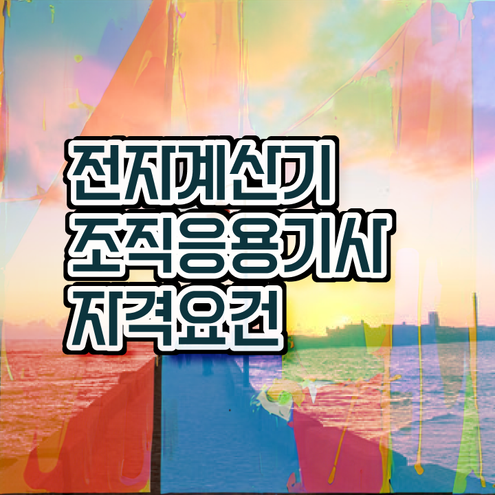  전자계산기조직응용기사 시험응시조건 인강으로 5달만에 성공한 전략
