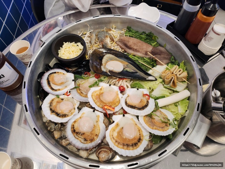  사당역조개구이 갯벌의조개 대왕조개전골 2인 후기