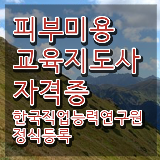  피부자격증 , 피부미용교육지도사 자격증 20일 만에 준비한 방법 전격분석