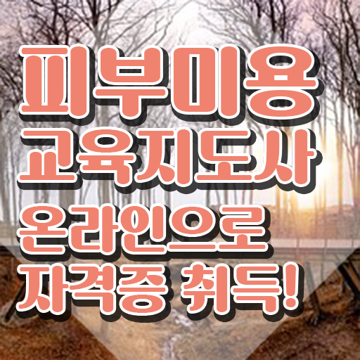  피부관리사 자격증 시험 , 피부미용교육지도사 자격증 온라인으로 쉽게 합격한 팁 콕콕 짚어드립니다
